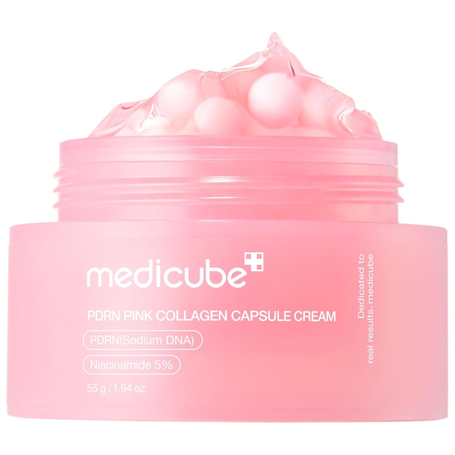 611FUTyHdCL._SL1500_ Medicube Capsule Cream with Salmon DNA PDRN & Pink Collagen, Korean Skincare, 1.94 oz - Image 1