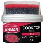 Weiman Cooktop Cleaner Paste, Removes Burned-On Food, Grease & Watermarks, Leaves Glass Cooktops Sparkling