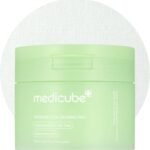 Medicube Toner Pads Exosome CICA Tea Tree, Calming Toner Pads, Low-Irritation Hydrating Care, Korean Skincare, 100 Pads