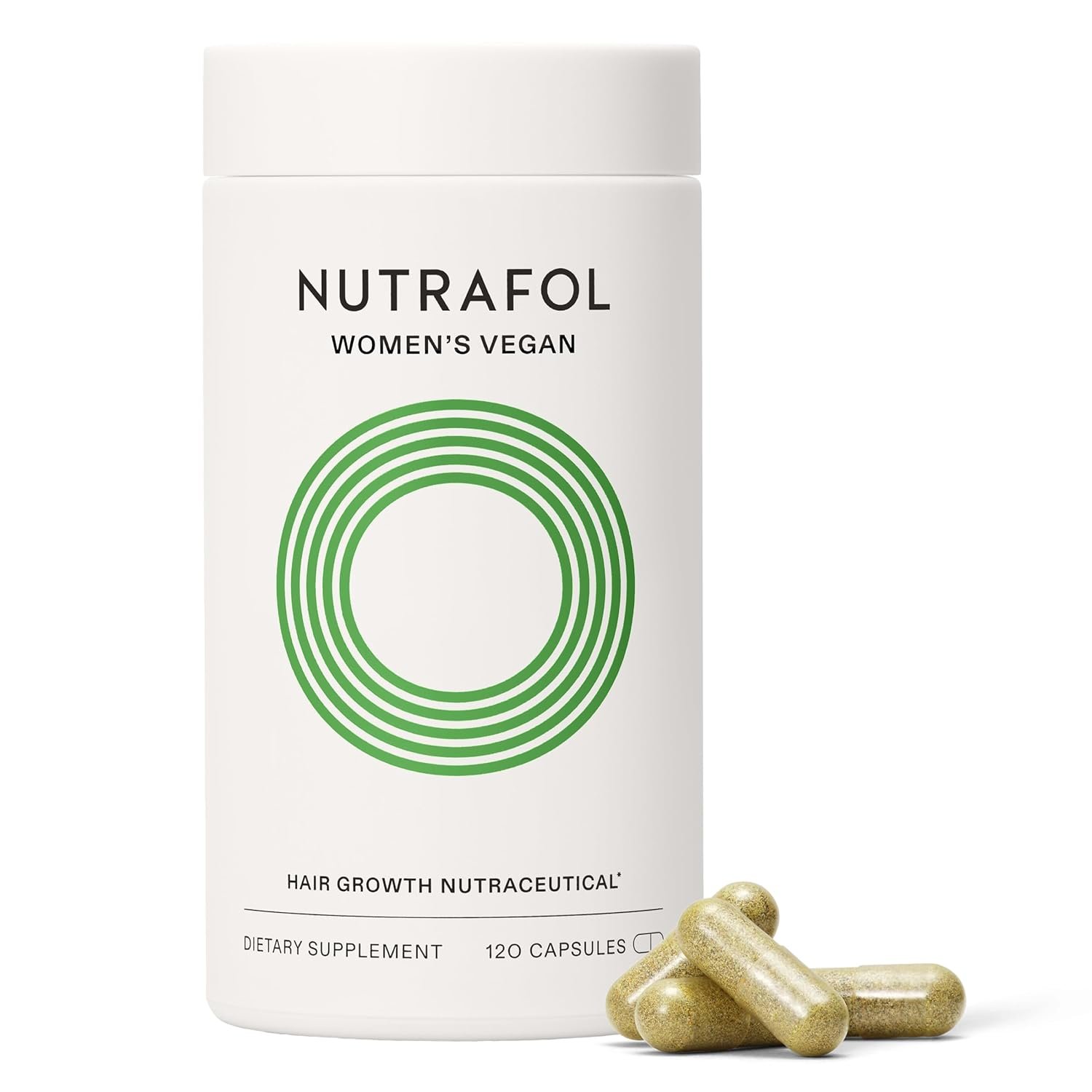 717rrmAQ4iL._SL1500_ Nutrafol Women’s Hair Growth Supplements for Ages 18–44, Clinically Tested for Thicker, Stronger Hair, 100% Vegan, Dermatologist Recommended – 1-Month Supply - Image 1