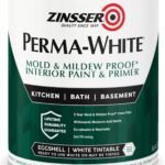 Zinsser PERMA-WHITE 02774 Mold & Mildew Proof Interior Paint, Quart, Eggshell White