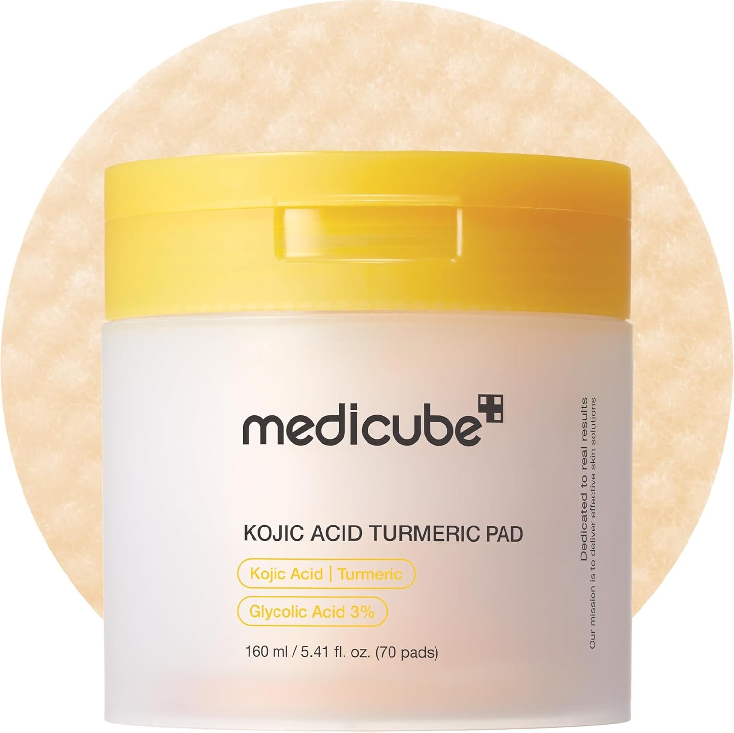 Medicube Toner Pads with Kojic Acid & Turmeric, Korean Skincare, 70 Pads - Image 1