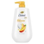 Dove Body Wash with Pump Glow Mango & Almond Butter: Moisturizes skin while gently cleansing, 30.6 Oz