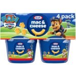 Kraft PAW Patrol Mac & Cheese Cups, Original Flavor, 4 Count, No Artificial Flavors or Dyes, 1.9 oz