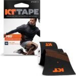 KT Tape Pro Synthetic Kinesiology Athletic Tape, 20 Count, 10” Precut Strips for Muscle & Joint Support