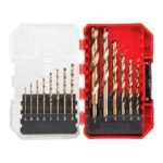 CRAFTSMAN 14-Piece Gold Oxide Drill Bit Set , For Wood, Plastic & Metal (CMAM2214)