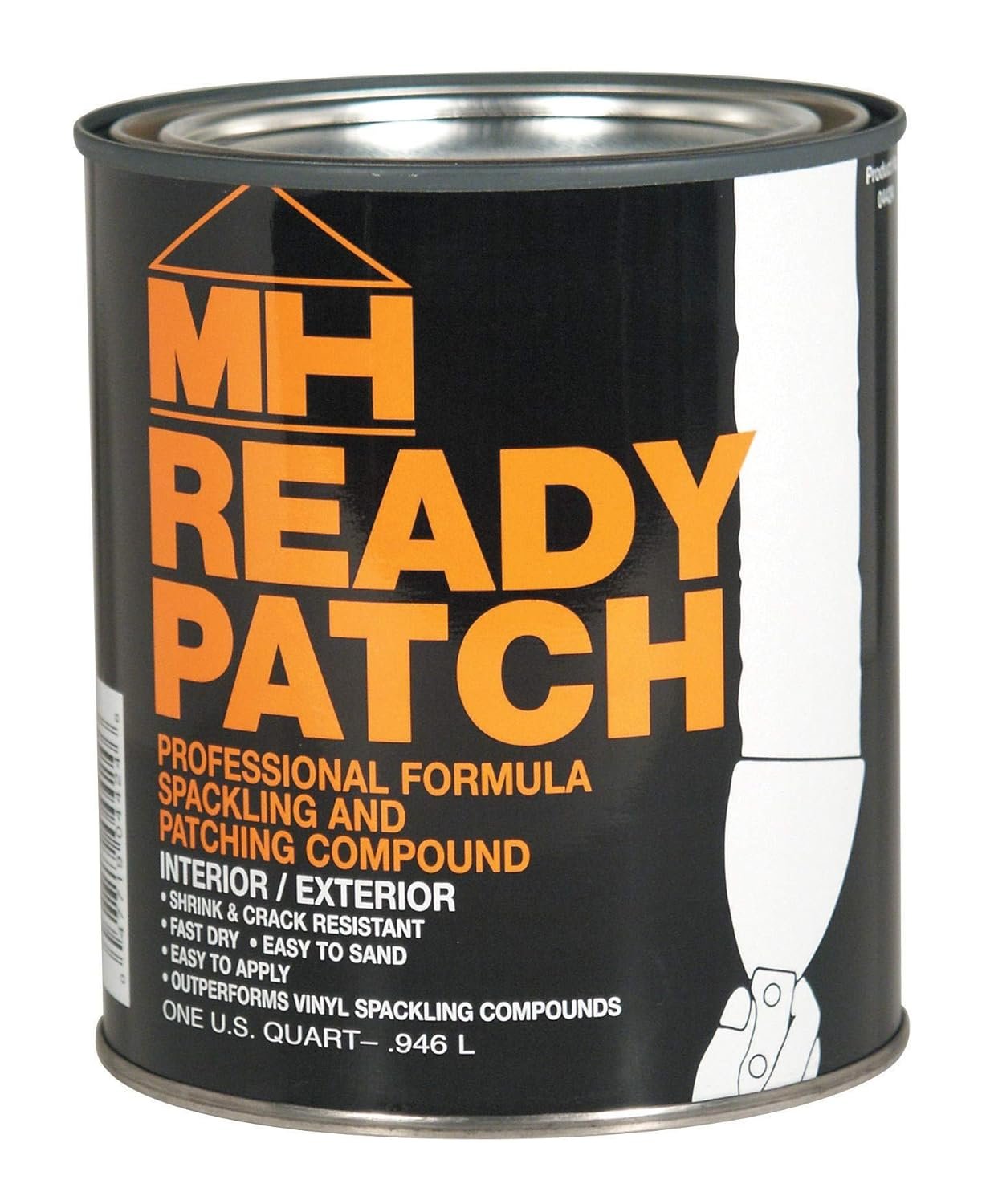 81vD1gNvEhL._SL1500_ Zinsser Ready Patch 04424 Professional Spackling Compound, Quart - Image 1