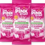 Stardrops The Pink Stuff Miracle Multi-Purpose Cleaning Wipes, 216 Count – Tough on Grease, Grime & Dirt