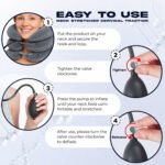 Neck Stretcher, Cervical Traction Device Grey - Image 3