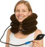 Neck Stretcher, Cervical Traction Device Brown - Image 7