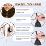 Neck Stretcher, Cervical Traction Device Brown - Image 5